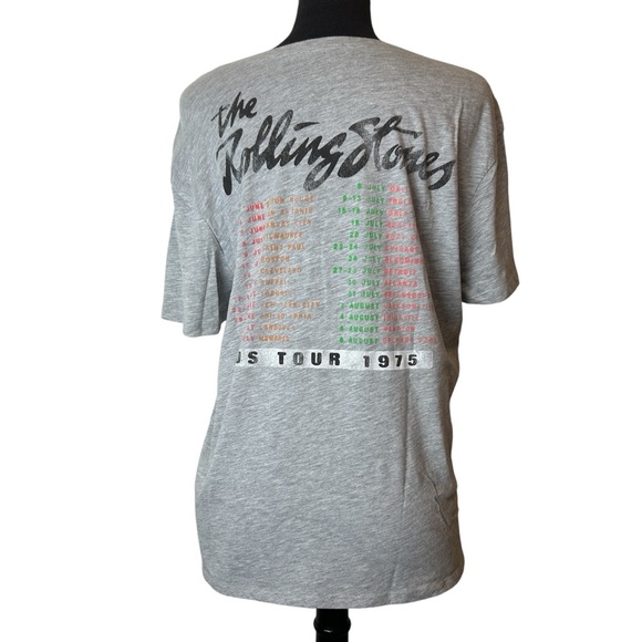 Rolling Stones Bravado Tee – 1975 Tour of the Americas Graphic Shirt SZ Large - Picture 4 of 13